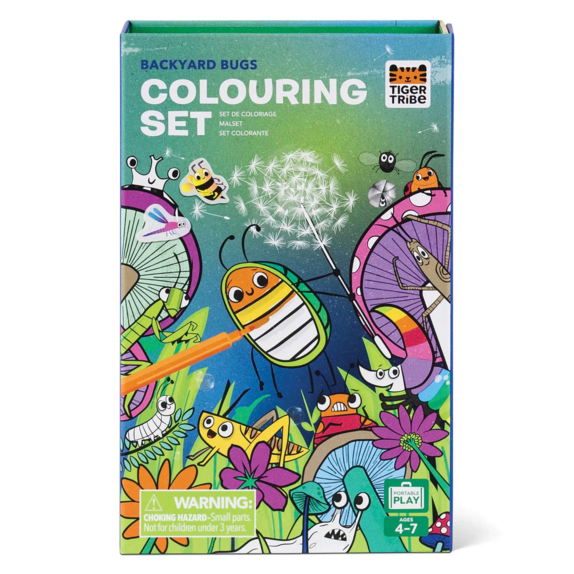 Backyard Bugs Colouring Set for Kids