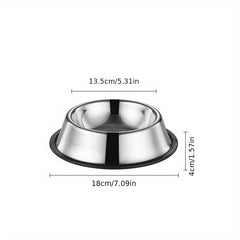 Stainless Steel Anti Slip Dog Bowl for Water and Food