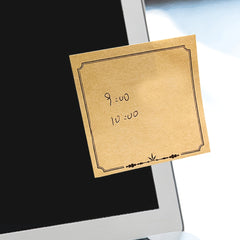 80 Sheets Sticky Notes Adhesive Strong Note Book with Horizontal Line