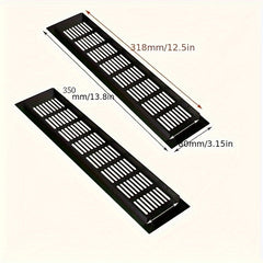 2pcs Grille Aluminum Ventilation Port for Home Kitchen
