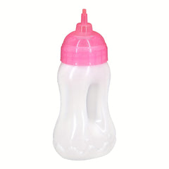 18" Doll Accessory Set Plastic Baby Bottle, Drinking Cup, Plate, Fork
