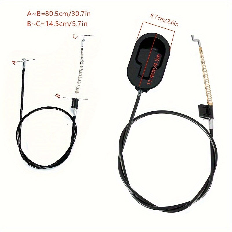 2 Sets Folding Sofa/Recliner Replacement Handle with Cable Repair