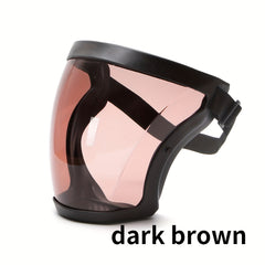 UV Protection Full Face Mask Anti-fog Shield Headgear Rainproof