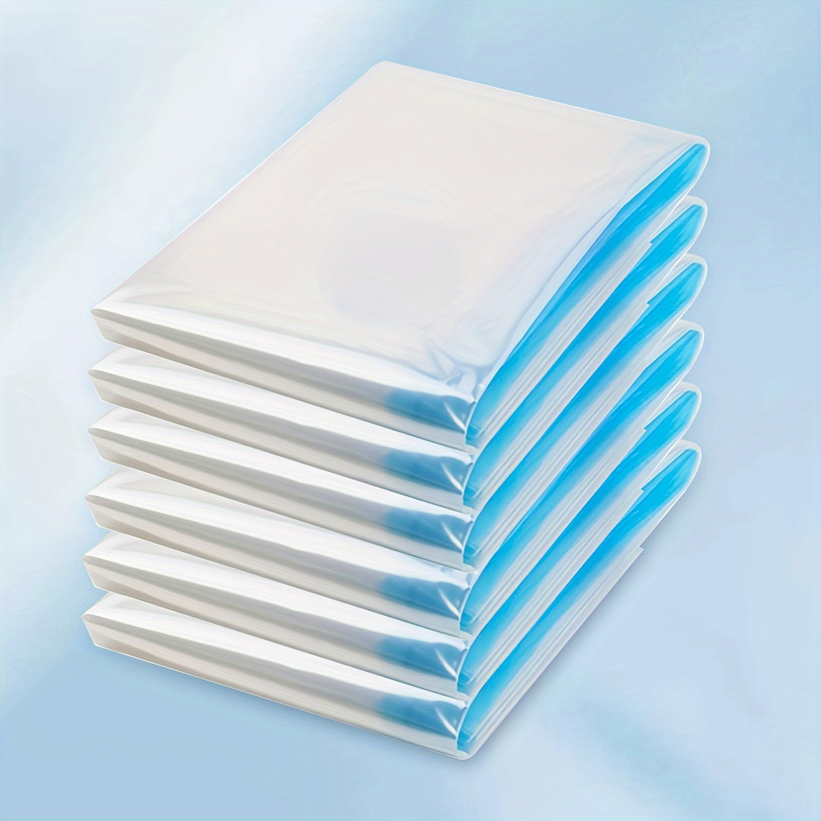 8pcs Vacuum Compression Storage Bags Transparent Sealed Moving Bags