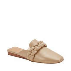 Braided Flat Mules Women's Slip On Shoes
