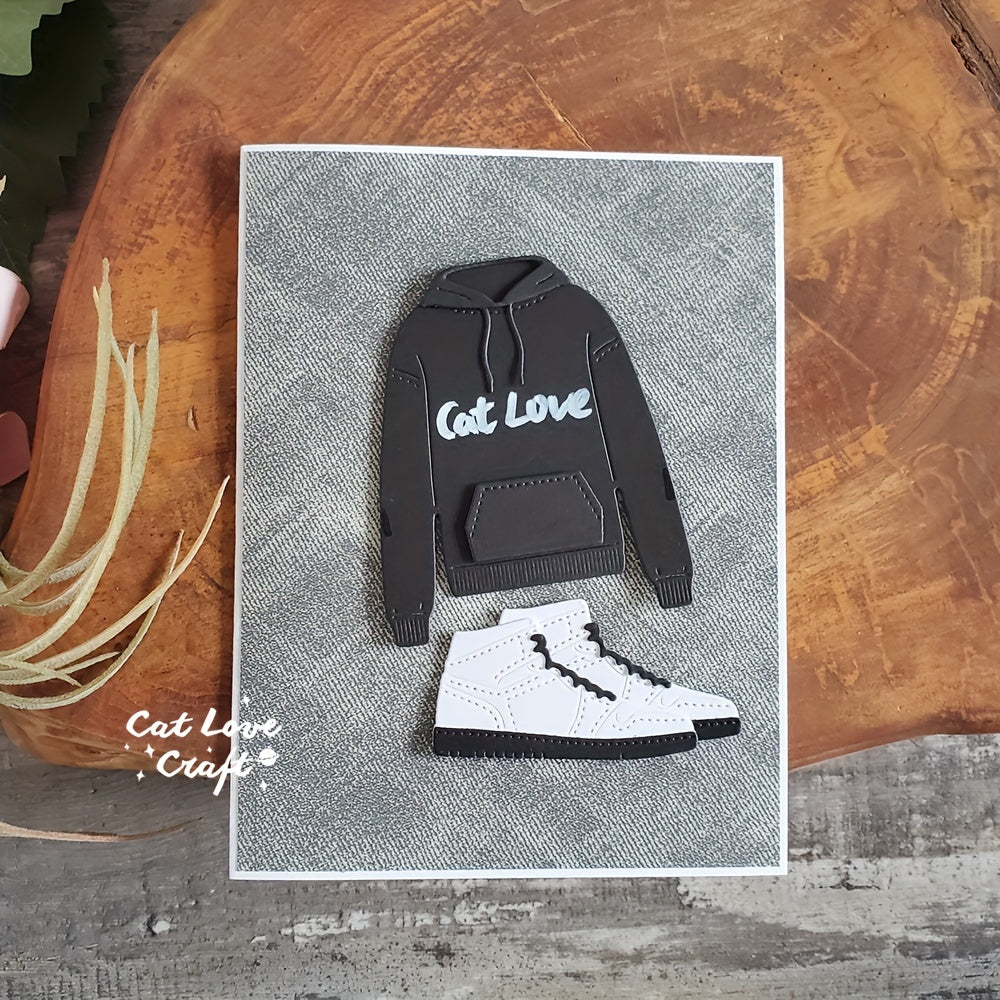 1pc Sweatshirt Clothing Metal Cutting Dies Scrapbooking Stencil Die Cuts