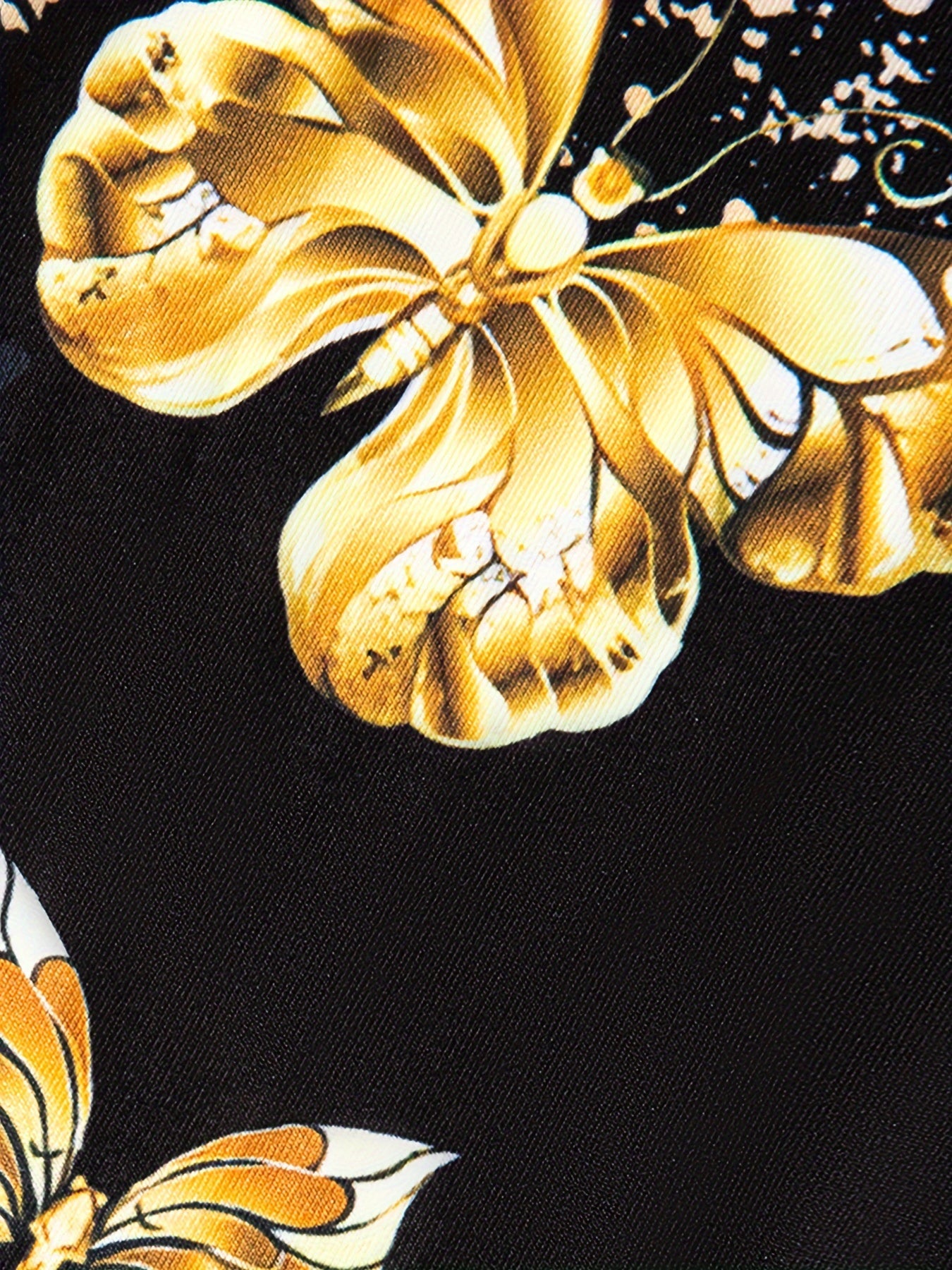 Women's Plus Butterfly Print Top & Leggings 2 Piece Set