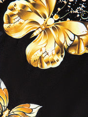Women's Plus Butterfly Print Top & Leggings 2 Piece Set