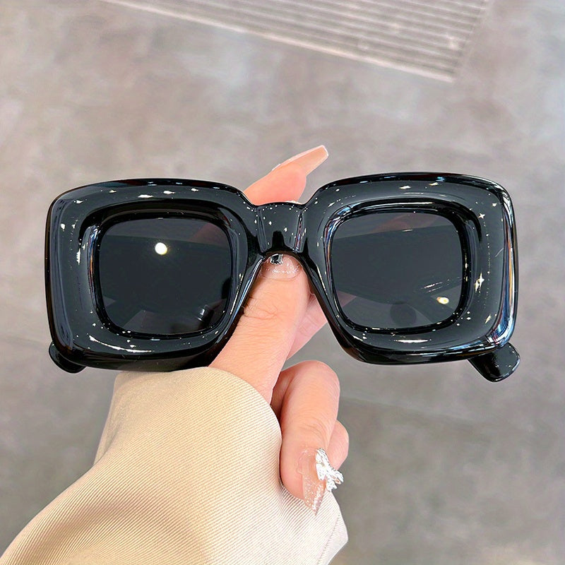 Square Inflated Lip Sunglasses UV400