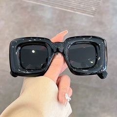 Square Inflated Lip Sunglasses UV400
