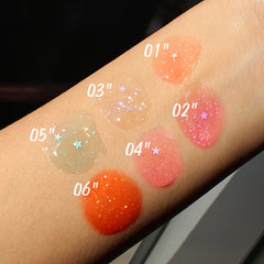 Moisturizing Glitter Lip Glaze Pink Gloss Liquid Lipstick for Girls