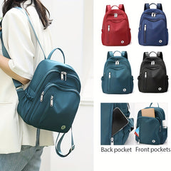Lightweight Backpack Casual Solid Bag For Outdoor Sports Camping Travel