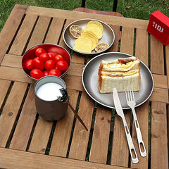 Durable Titanium Plate Antibacterial High Temp Tableware Ramadan Cooking