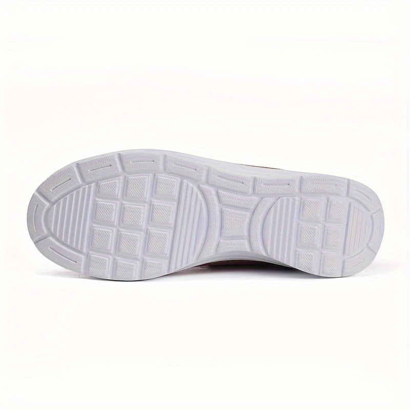Women's Breathable Woven Sneakers Slip On Outdoor Shoes Low Top Walking Shoes