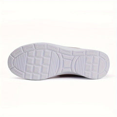 Women's Breathable Woven Sneakers Slip On Outdoor Shoes Low Top Walking Shoes