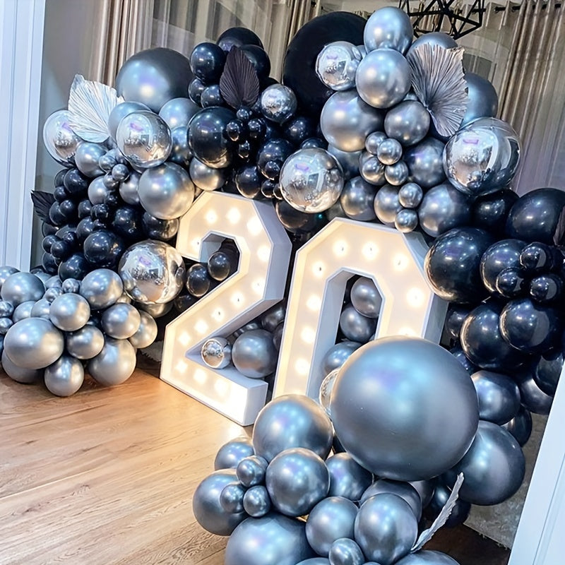 147pcs Halloween Christmas 4D Aluminum Foil Balloon Garland Arch Kit