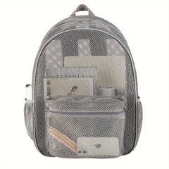 Mesh Backpack For Swimming Travel Beach Sports Bag Men Women