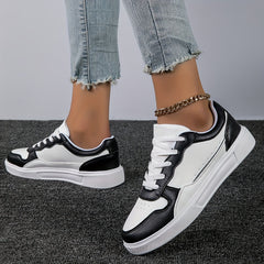 Women's Lace up Platform Skate Shoes Casual Sneakers