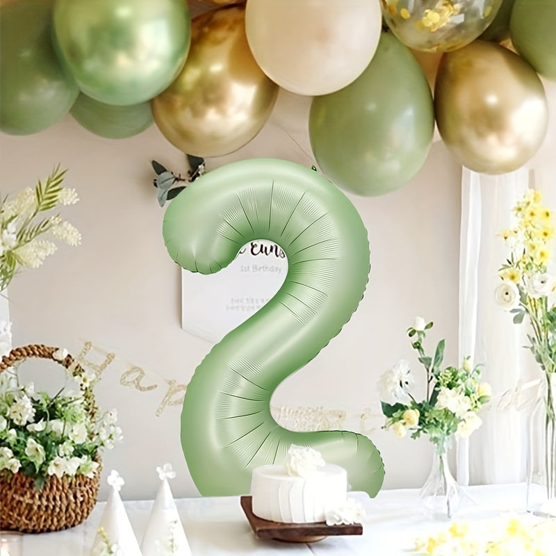 40 Inch Olive Green Aluminum Foil Balloon for Kids Birthday Party