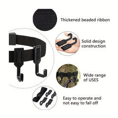Tree Stand Gear Hangers 5 Large Hooks Lightweight Tree Stand Bow & Gear Hanger