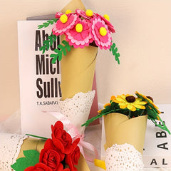 DIY Non Woven Fabric Hand Held Bouquet Package - Choose Meaningful Bouquet Style