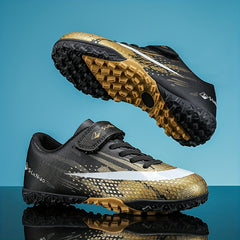 Boy's Turf Football Boots Anti-Skid Breathable Soccer Cleats