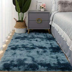 Soft Tie Dye Plush Rug 47x24in