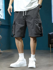 Men's Casual Cargo Shorts with Multi Pockets