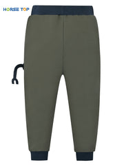 Boys Robot Print Sweatpants Elastic Waist Sports Jogger Pants