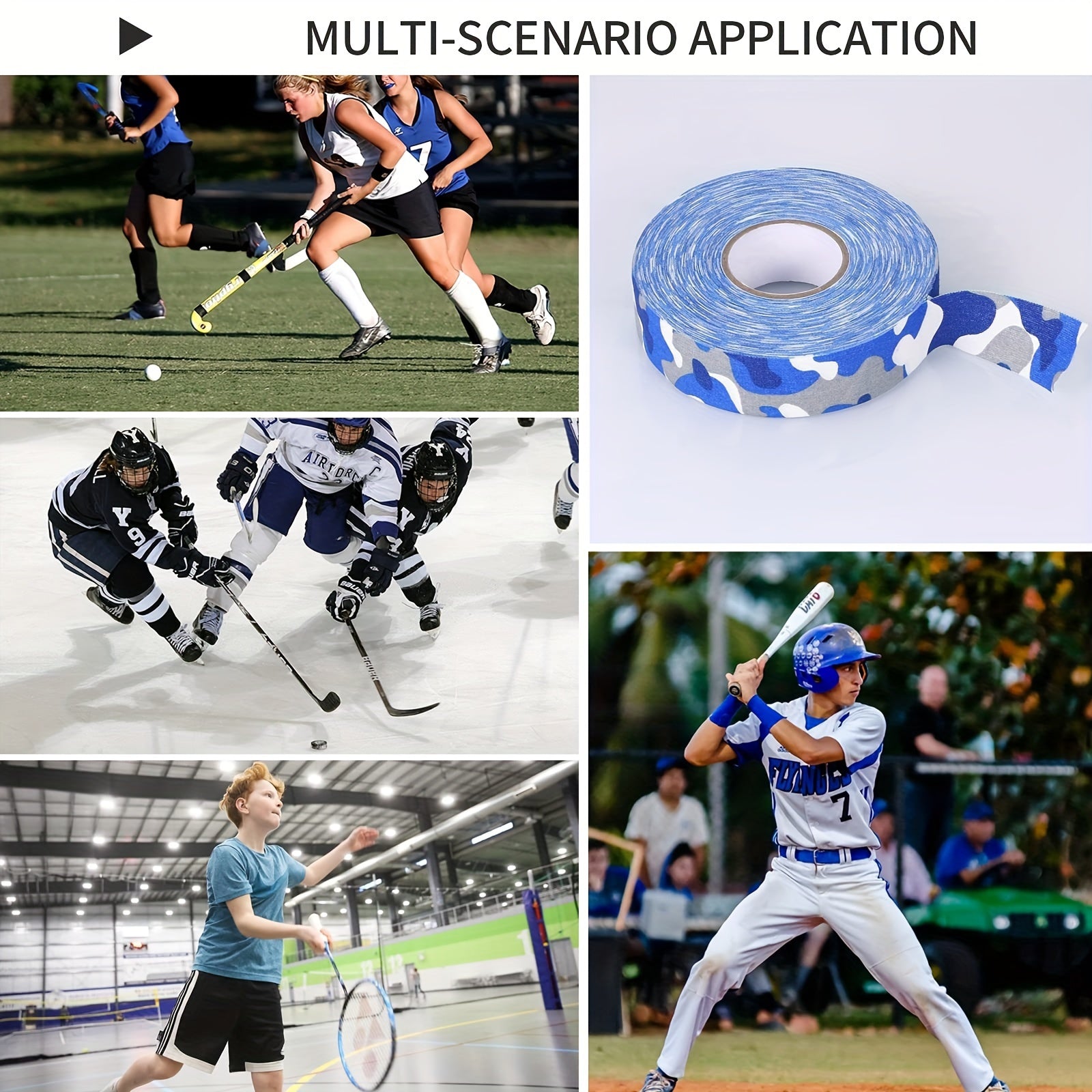 Hockey Bat Tape Anti Skid Protective Tape Sports Equipment