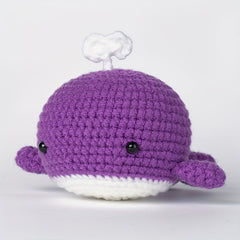 Crochet Kit Full Set Doll Key Pendant Pet Ornament Whale Beanie DIY Doll Learn