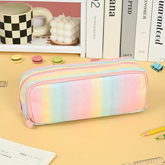 Large Capacity Colorful Pencil Case for Elementary School