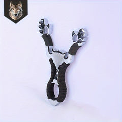 High Precision Alloy Slingshot Toy for Outdoor Play and Fishing