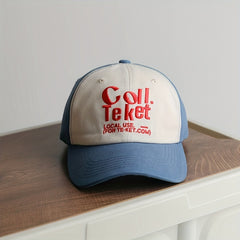 Casual Letter Peaked Cap Street Outdoor Soft Top Baseball Cap