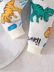 Baby Boys Dinosaur Sweatshirt and Sweatpants Set