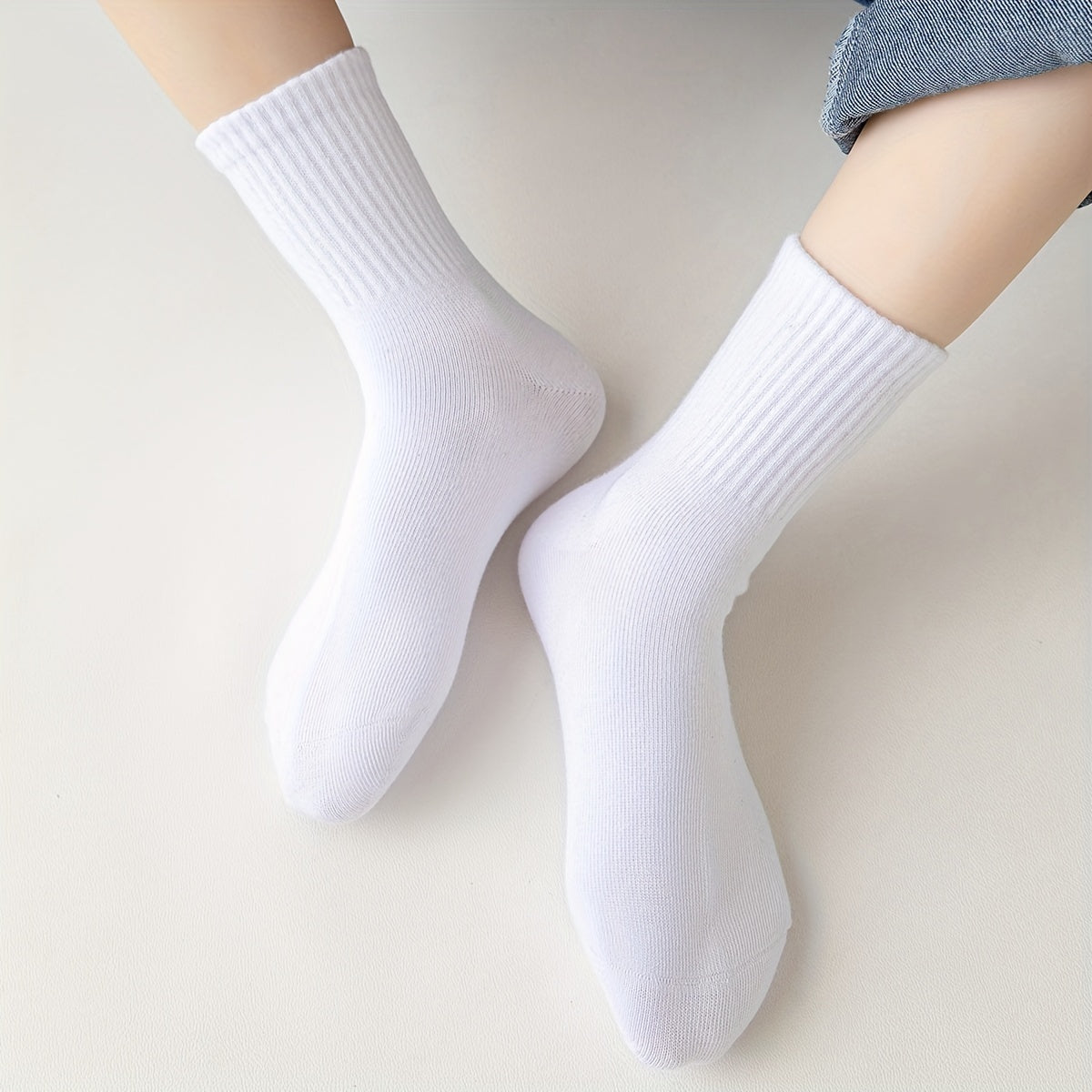 12 Pairs Comfortable Breathable Socks for Teens Spring Summer