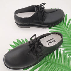 Men's Round Toe Derby Shoes Lace up Front Dress Shoes