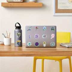 50pcs Flower Bouquet Graffiti Stickers for Laptop Helmet Water Cup DIY Journal