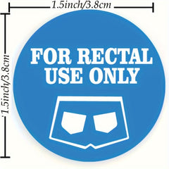 120pcs Rectal Sticker Fun Joke Labels 38cm Top Labels