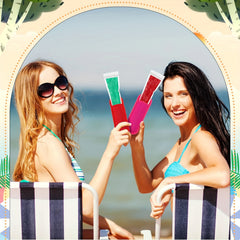 10 Reusable Popsicle Bags Colorful Ice Pop Sleeves for Outdoor Camping