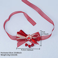 Red Flower Bridal Bracelet Wedding Prom Decoration