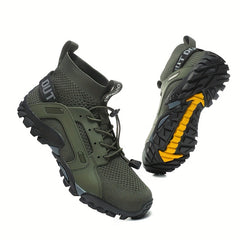 Men's Hiking Shoes Breathable Durable Anti-skid Lace Up Shoes