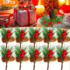 Christmas Decoration Bouquet DIY Garland Pine Cone Accessories 5pcs 10pcs Set