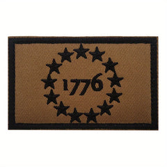 1776 Military Embroidered Patch for Jackets Vests Hats