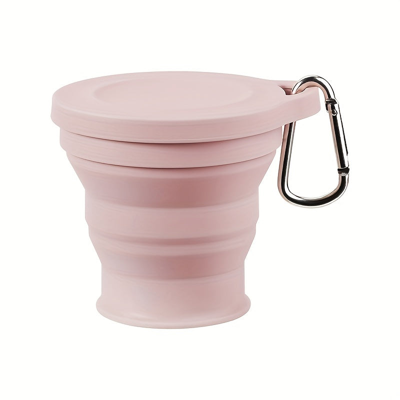 180ml Mini Silicone Folding Water Mug Lightweight Leakproof Cup for Outdoor Camp