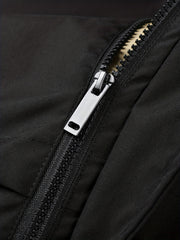 Men Hooded Jacket with Flap Pocket