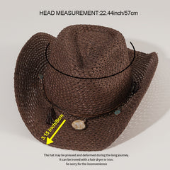 Breathable Sunshade Cowboy Hat For Outdoor Activities