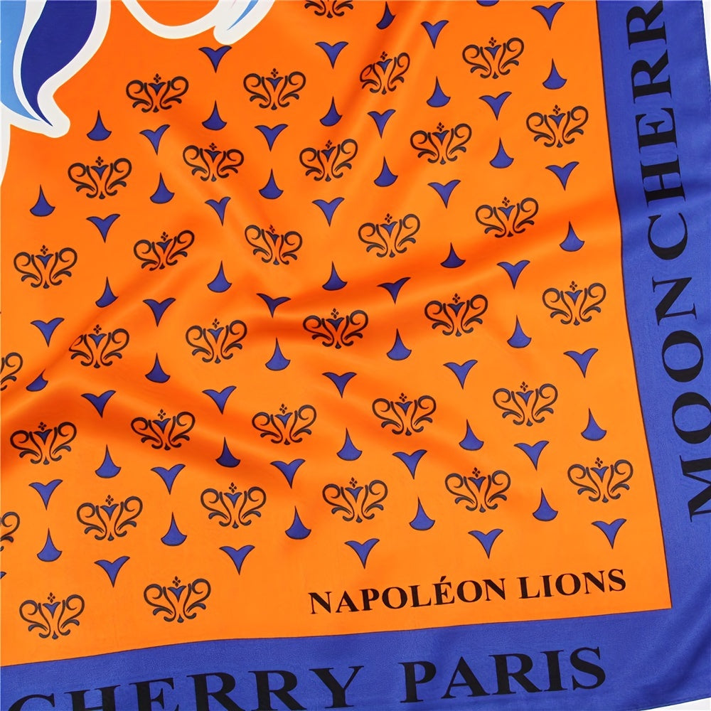 Lion Bandana Silk Tube Top Casual Shawl Scarf Wrap