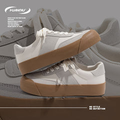 HUANQIU Women's Low Skate Shoes Lightweight & Comfy Non slip