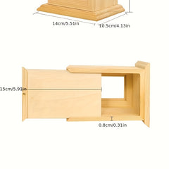 Wooden Pet Urn Dog Ashes Container Ashes Holder Memorial Cremation Urns